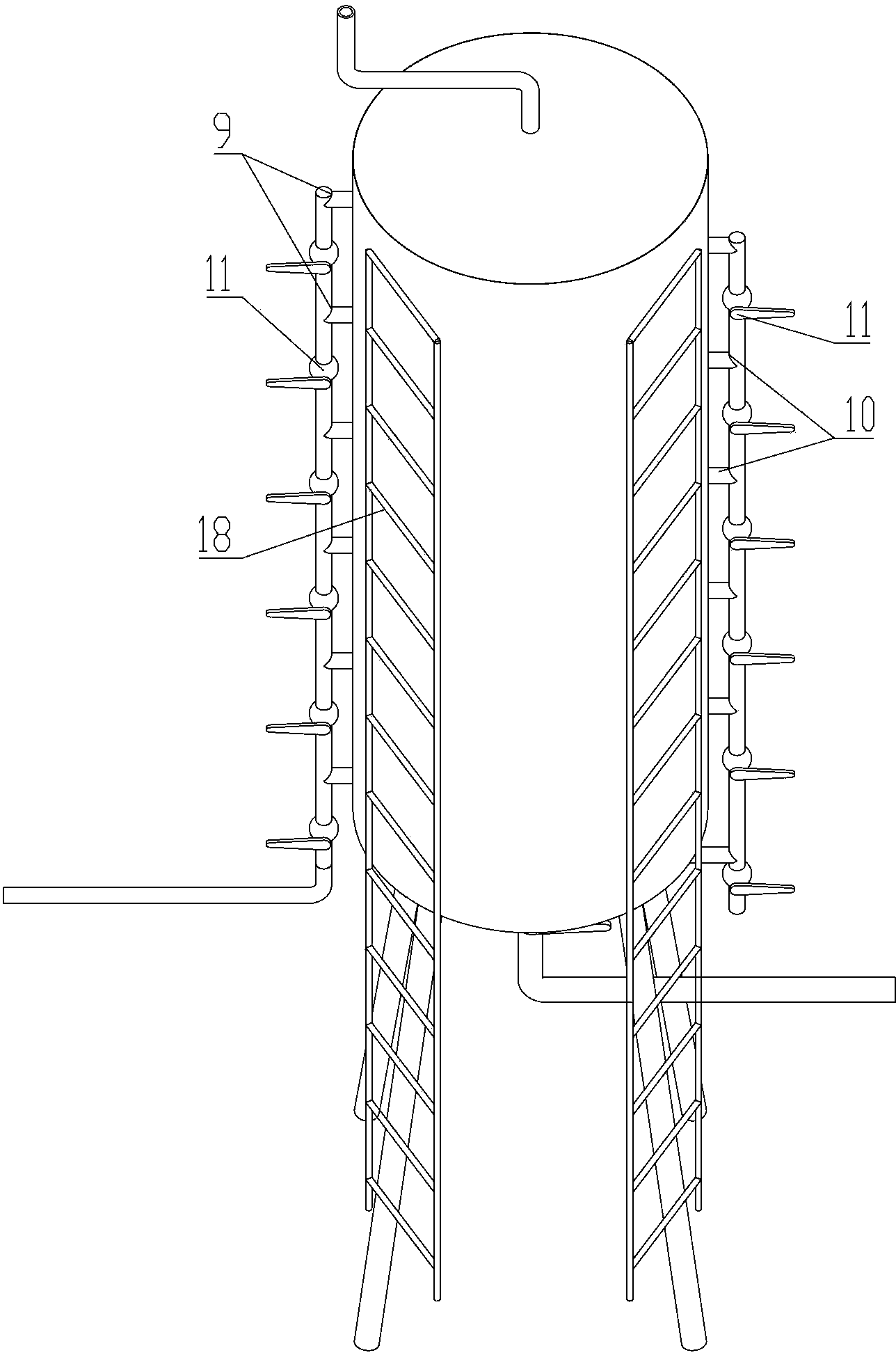 Slurry cooking tower