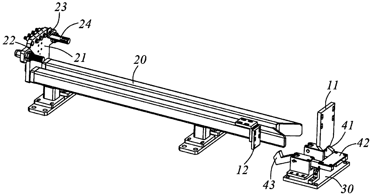 Skip car positioning device