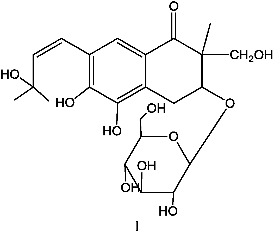 Compound in sabia parviflora and preparation method and application thereof