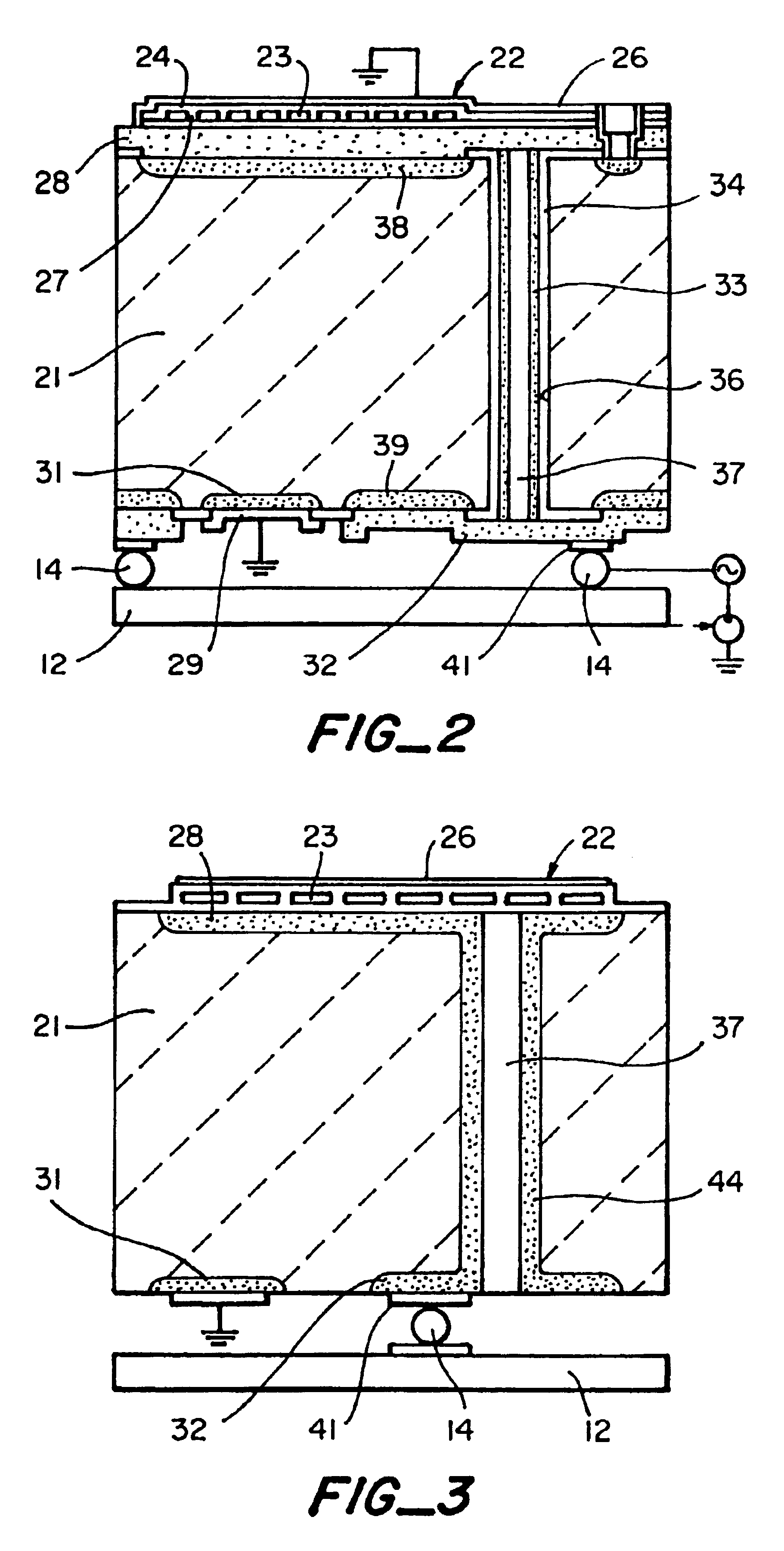 Electrical through wafer interconnects