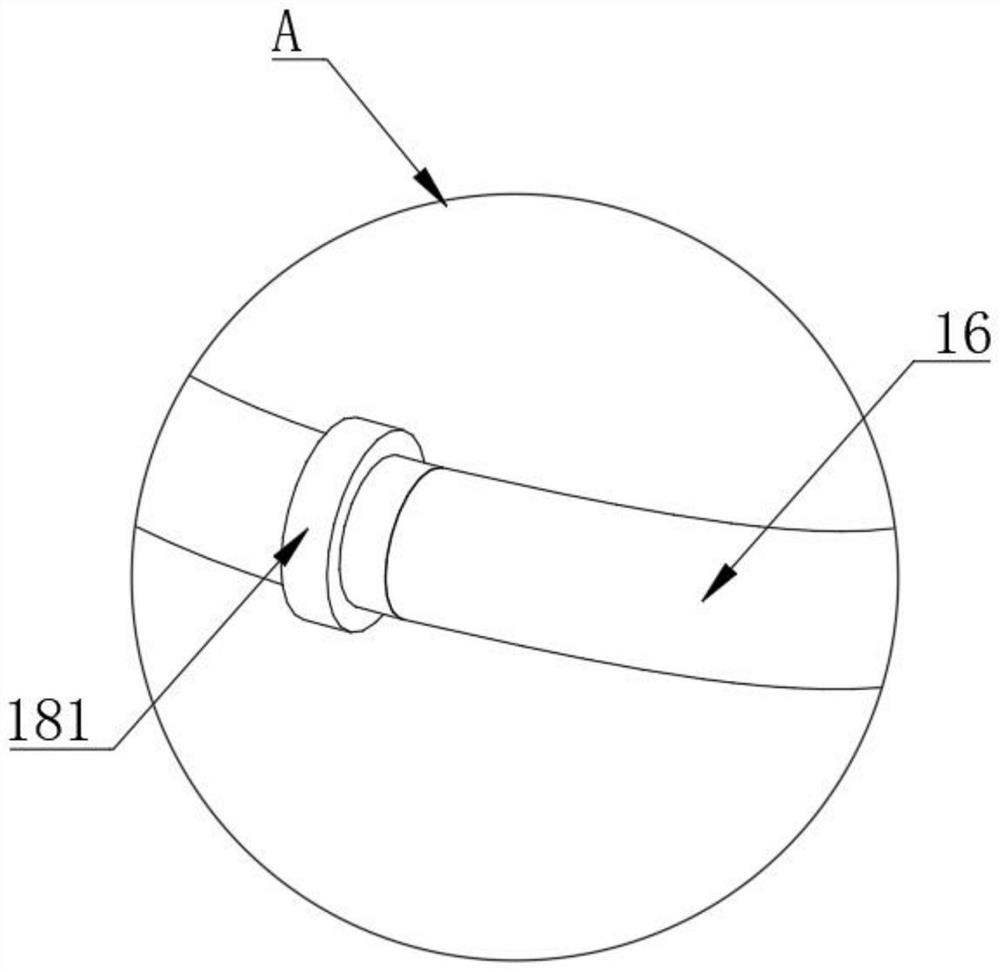 Seepage drainage mechanism for postoperative care in hepatobiliary and pancreatic surgery department