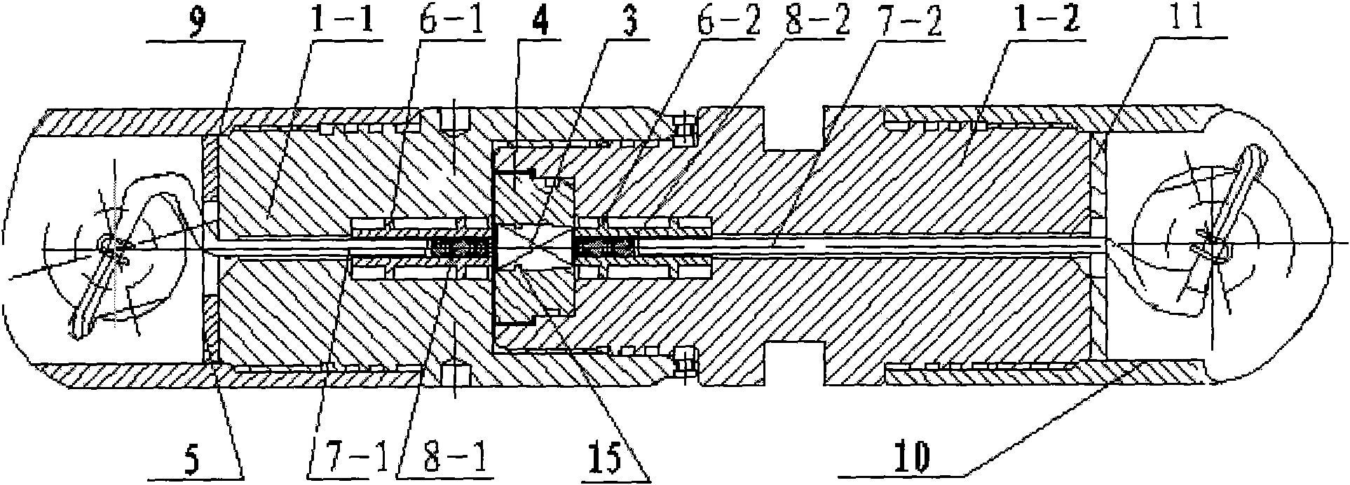 Detonation energization explosion-propagating device for perforating gun string