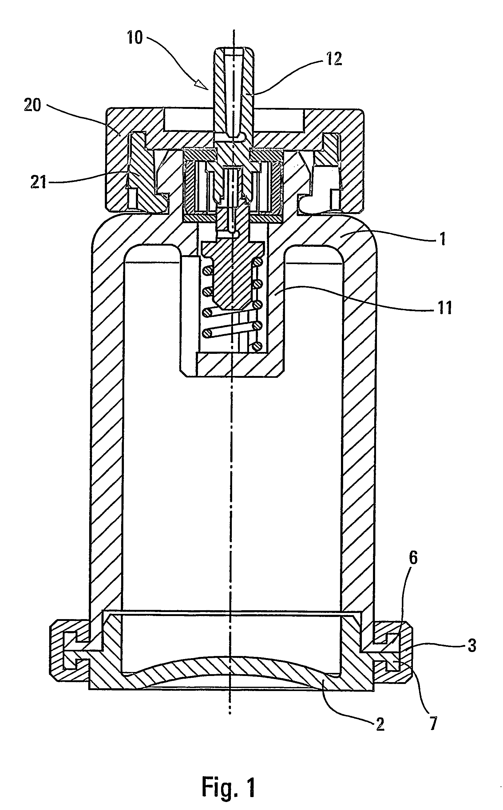 Distribution device for fluid product