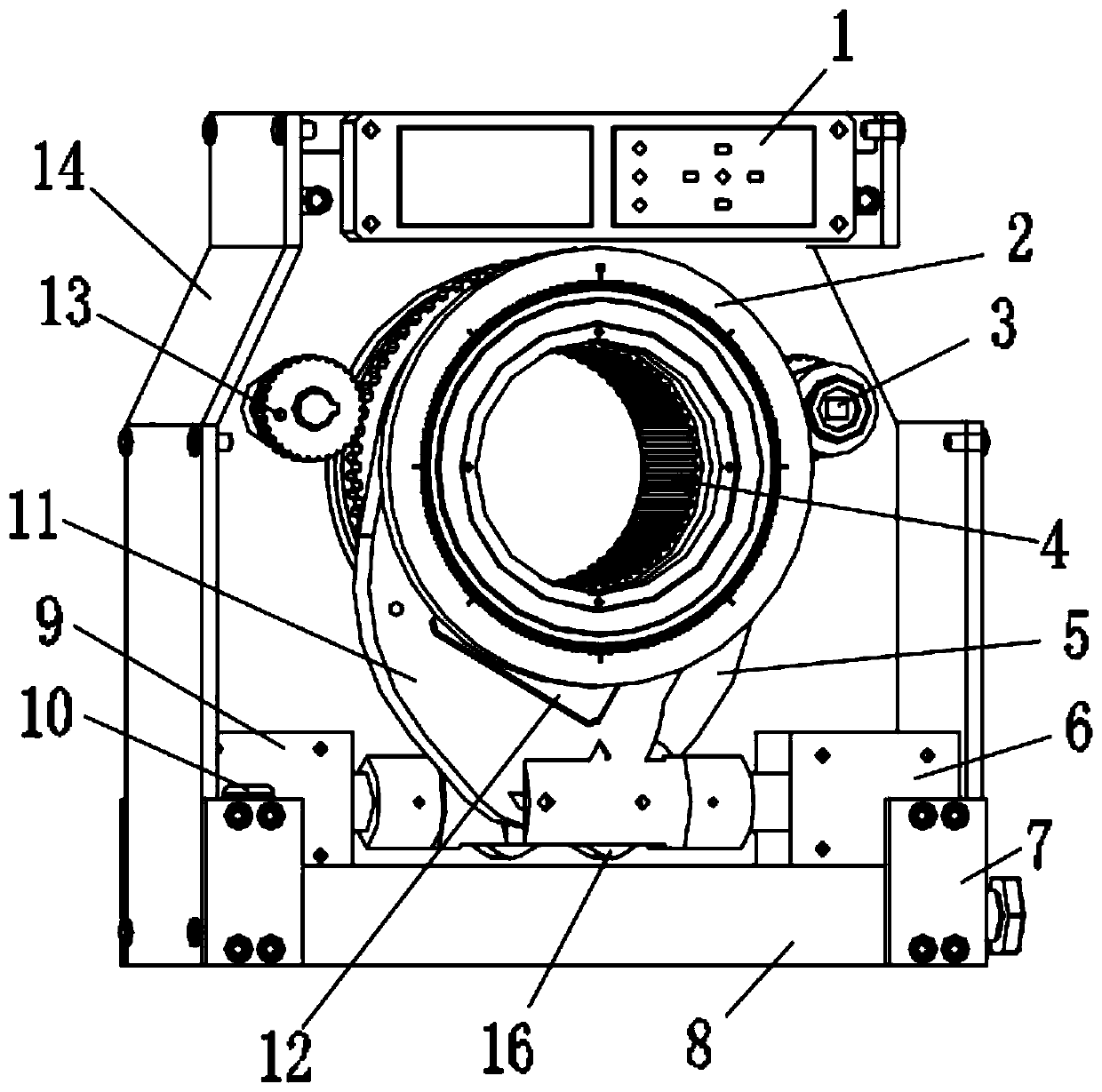 Electro-hydraulic torque power device for aviation engine