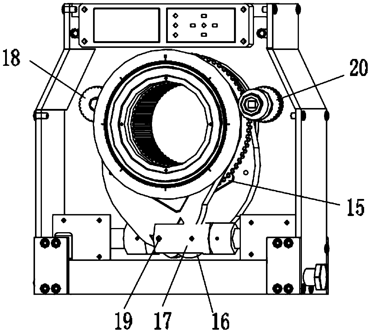 Electro-hydraulic torque power device for aviation engine