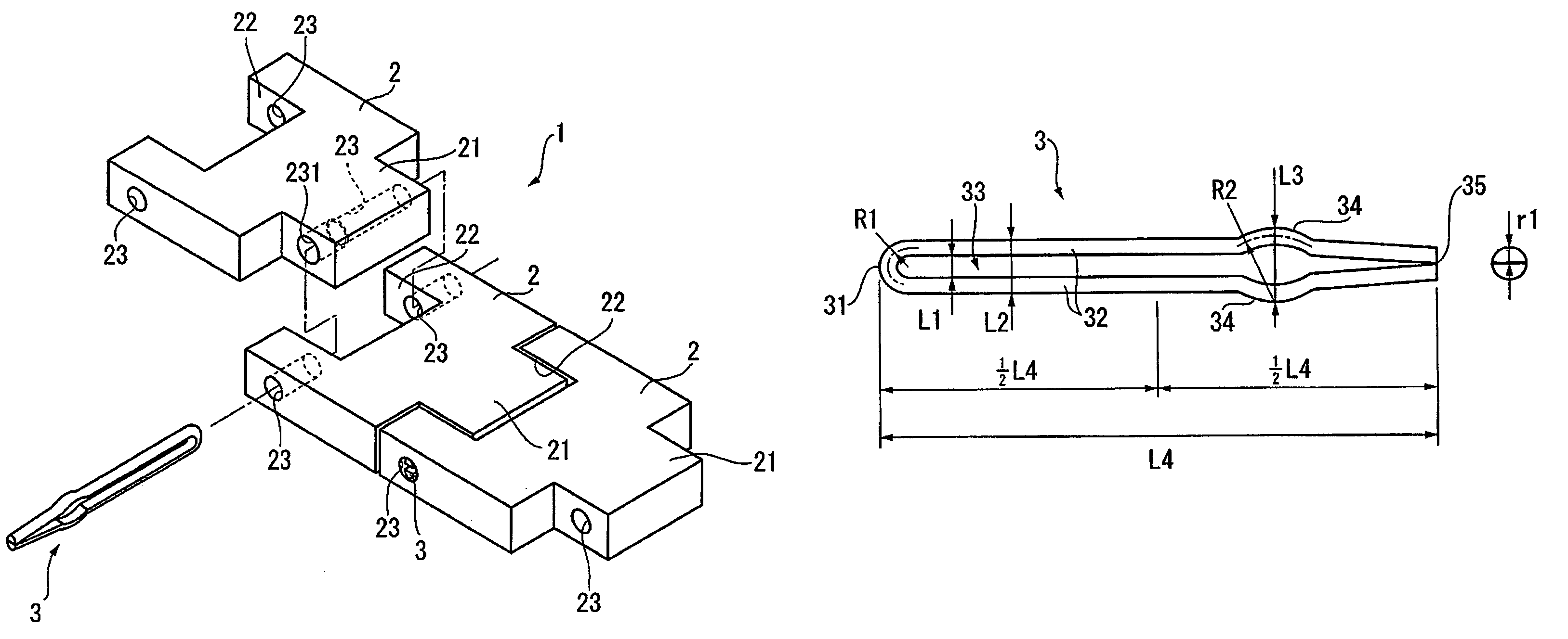 Connector, band and watch