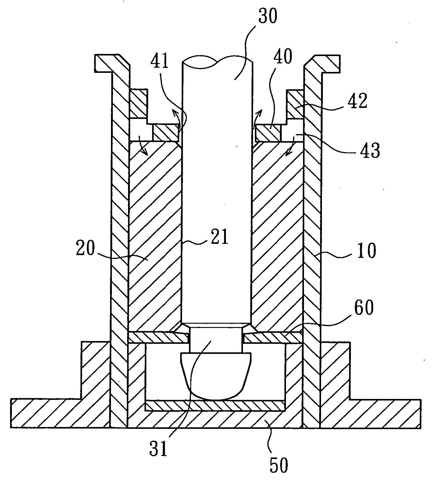 Positioning ring structure for motor