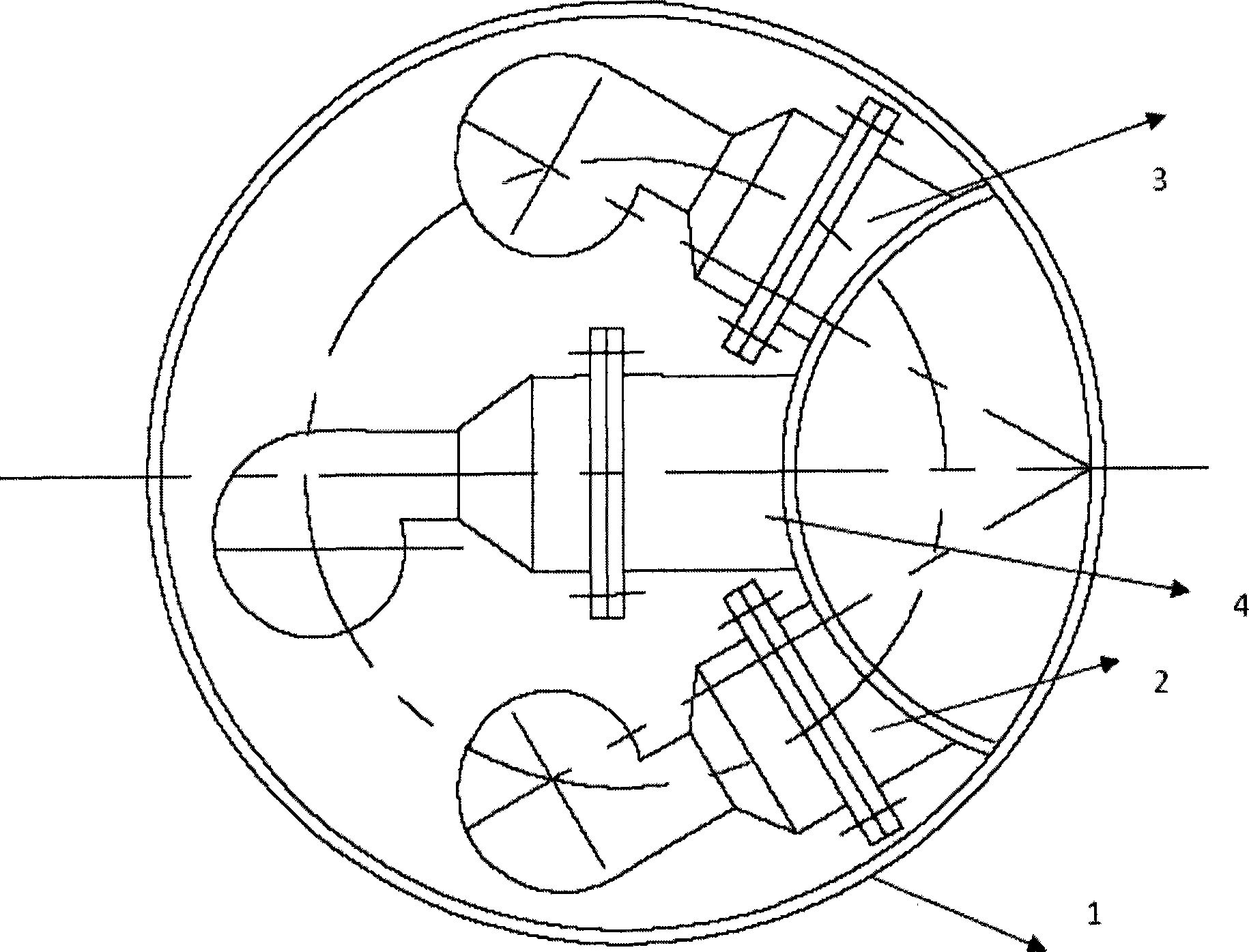 Micro vortex flow tube arrangement method of recycle hydrogen de-hydrocarbon machine