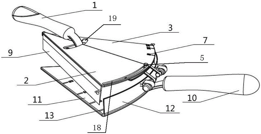 An adjustable pizza cutter