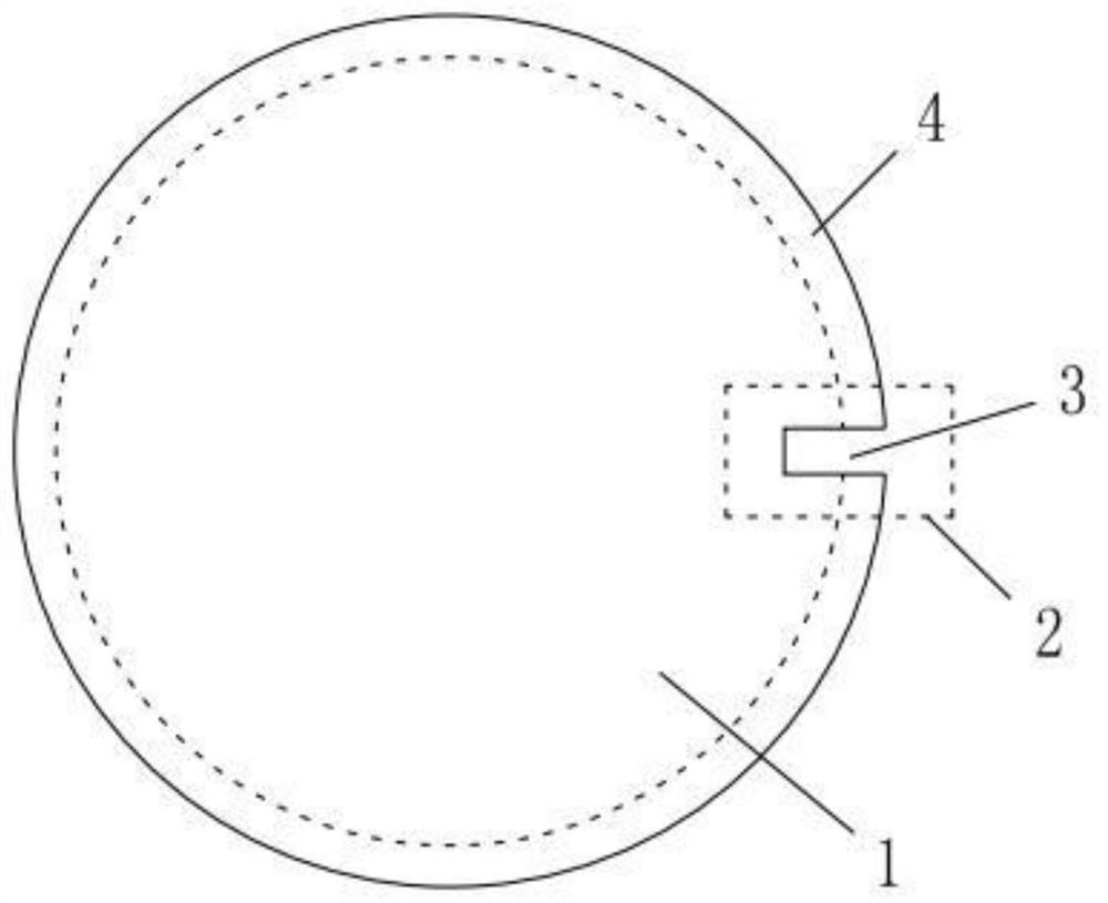 Groove type positioning method of 3D wafer