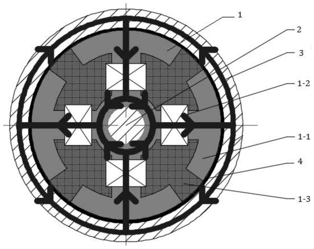 A magnetorheological damper with multi-magnetic coupler structure