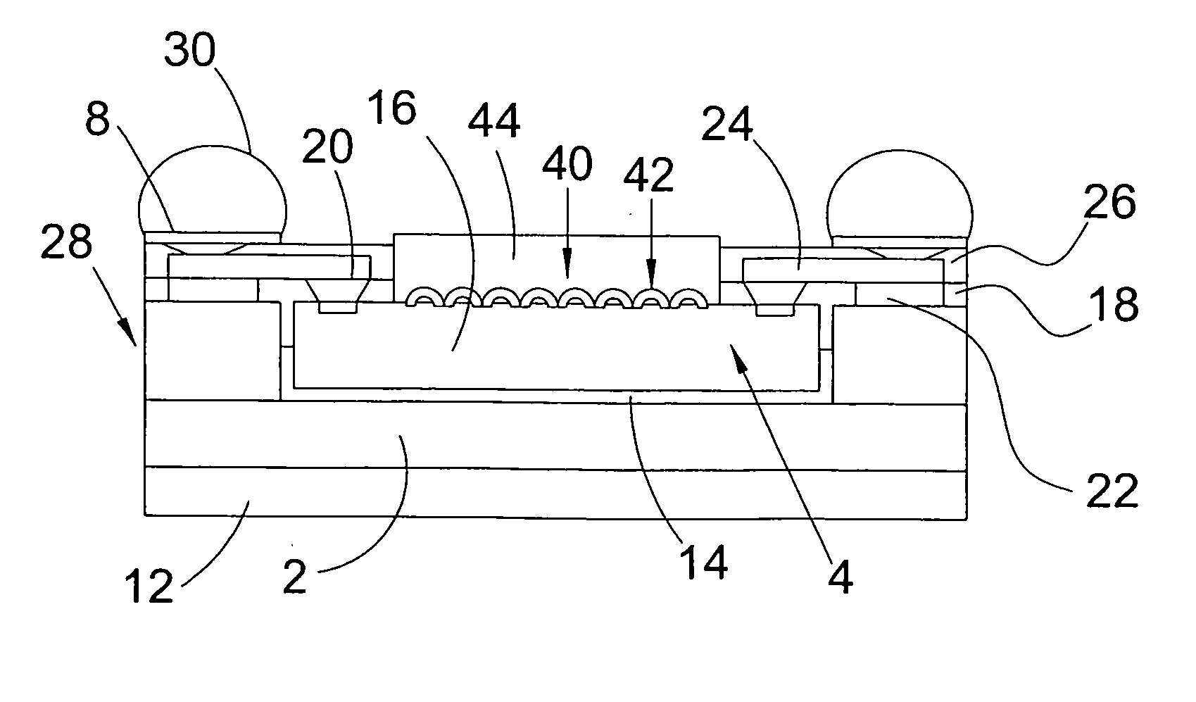 Wafer level image sensor package with die receiving cavity and method of making the same