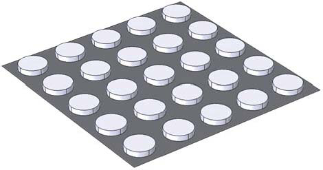 Bubble acoustic metamaterial