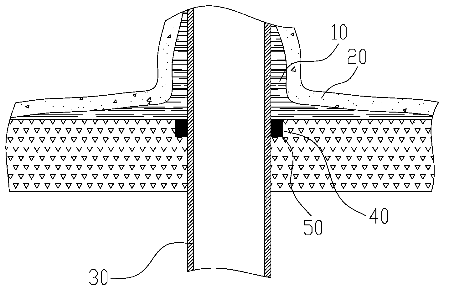 Construction method for repairing leakage of kitchens and toilets