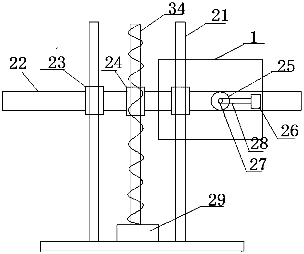 Automatic dust-free equipment for grinding and polishing stone wall surface