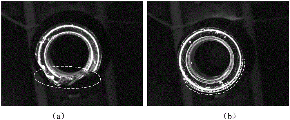 Beer bottleneck positioning method based on visual sense of machine