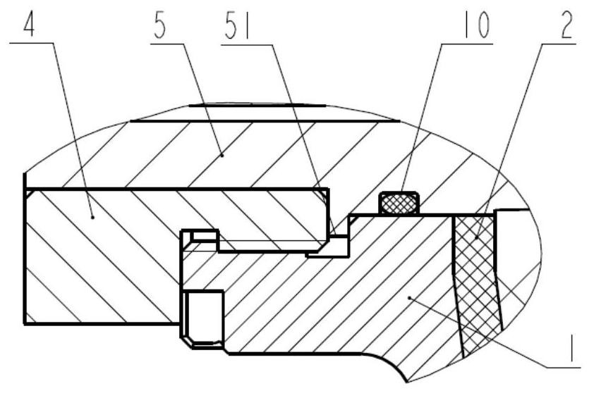 Propellant-carrying winding combined core mold