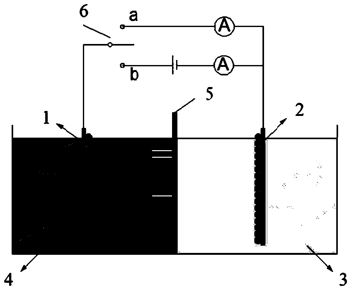 Electrochemical lithium extraction method based on "rocking chair" type structural electrode system