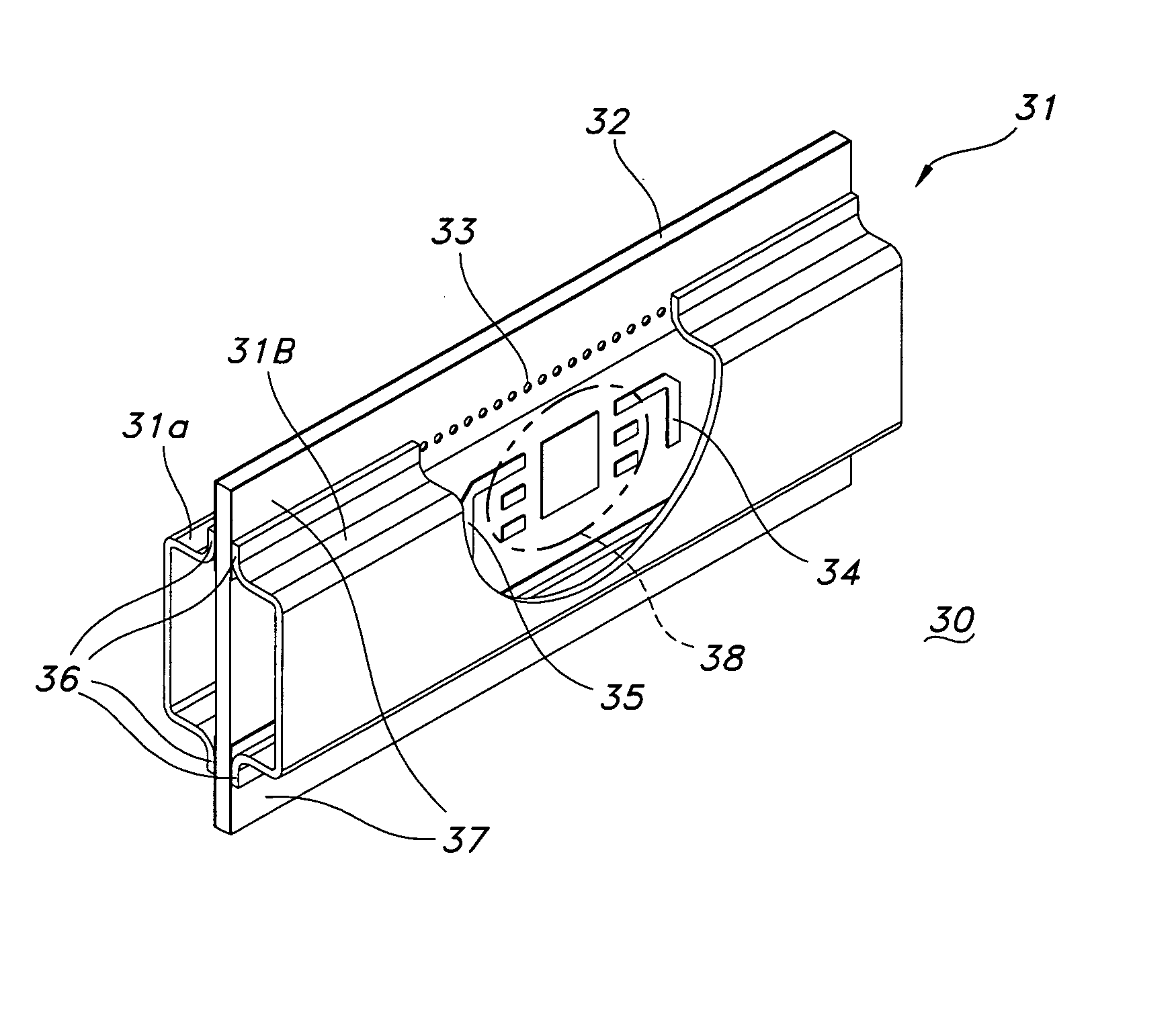 Split waveguide phased array antenna with integrated bias assembly