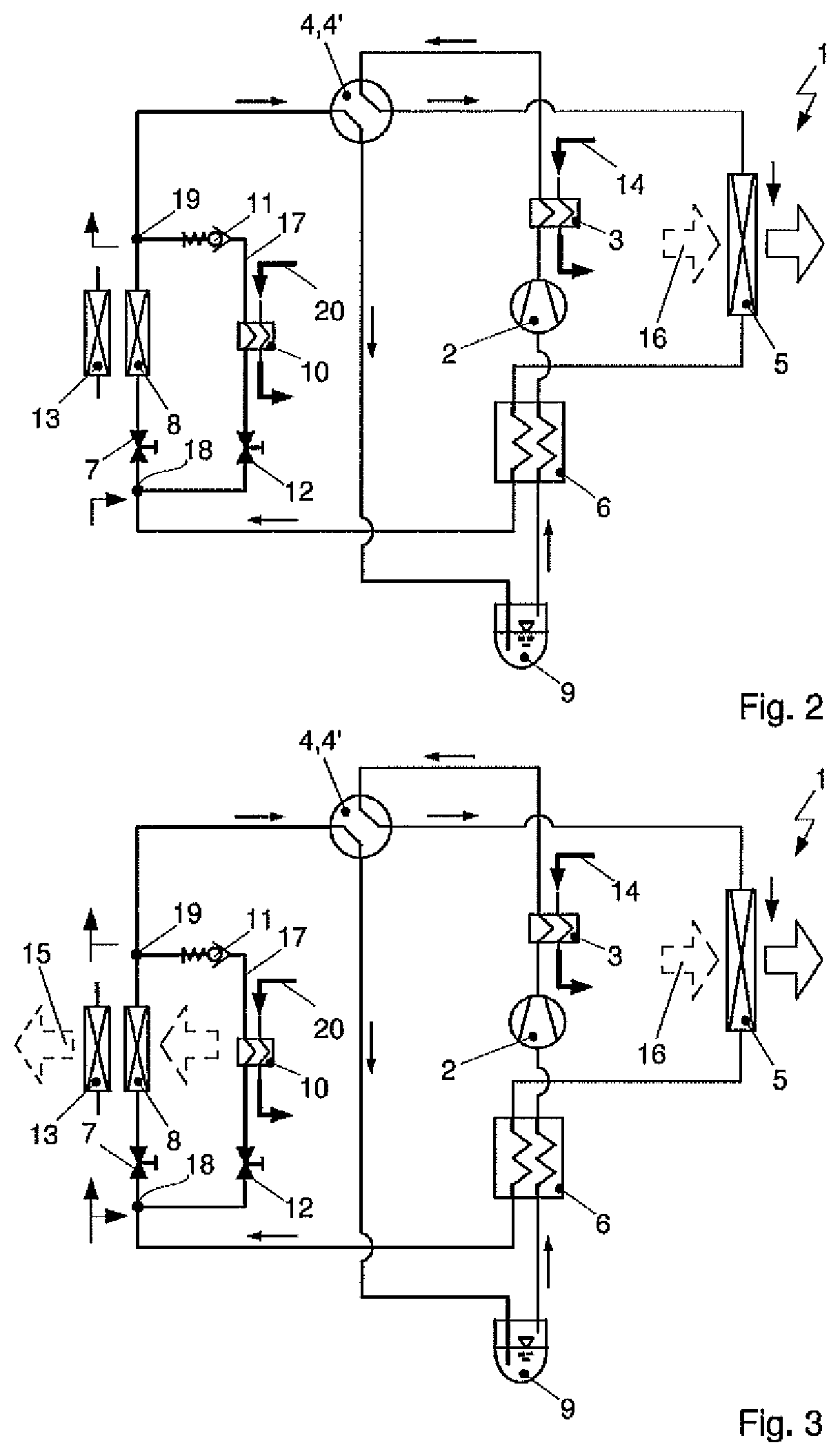 Air-conditioning system of a motor vehicle and method for operating the air-conditioning system