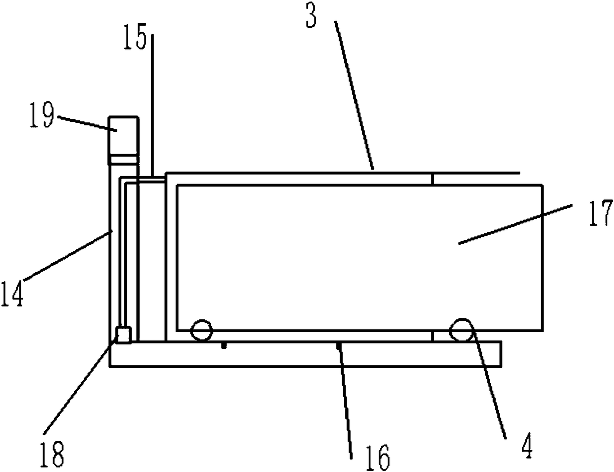 Computer host box capable of dissipating heat and reducing temperature and adjusting seat for computer screen