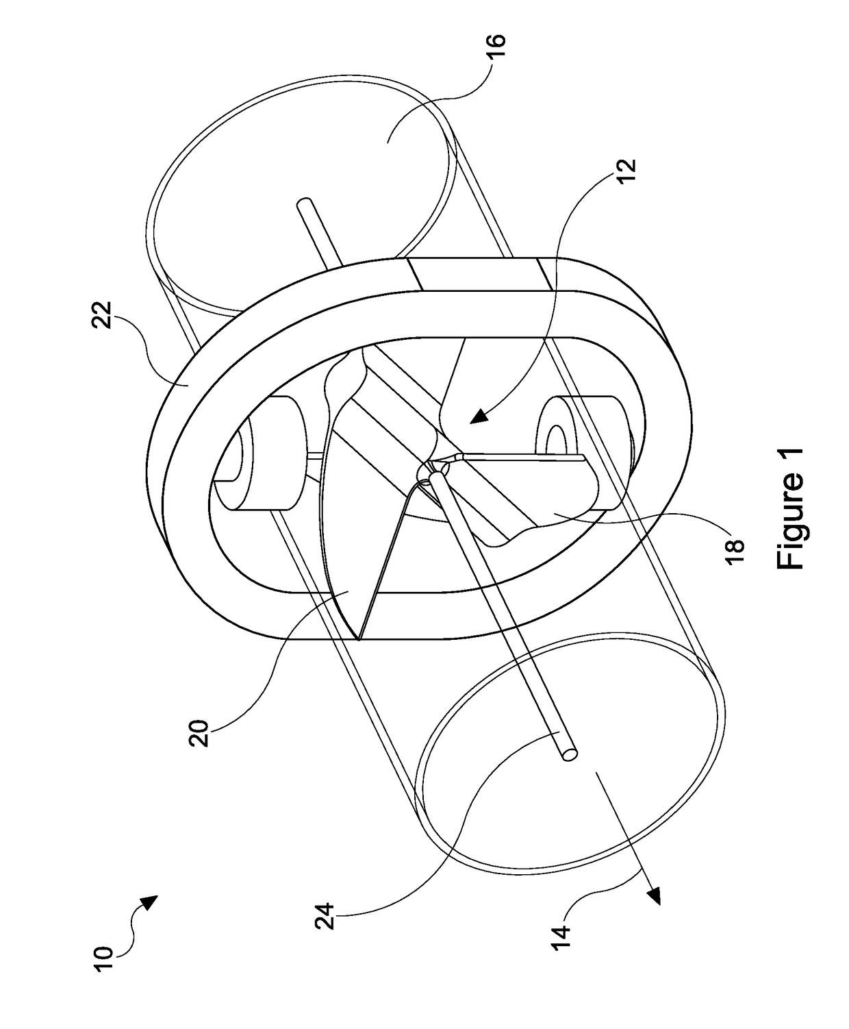 Inline power generator