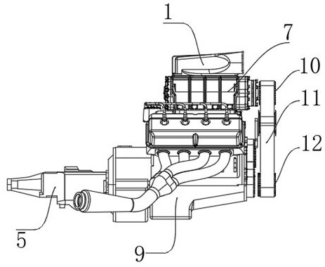 Integrated redundancy control system of supercharger