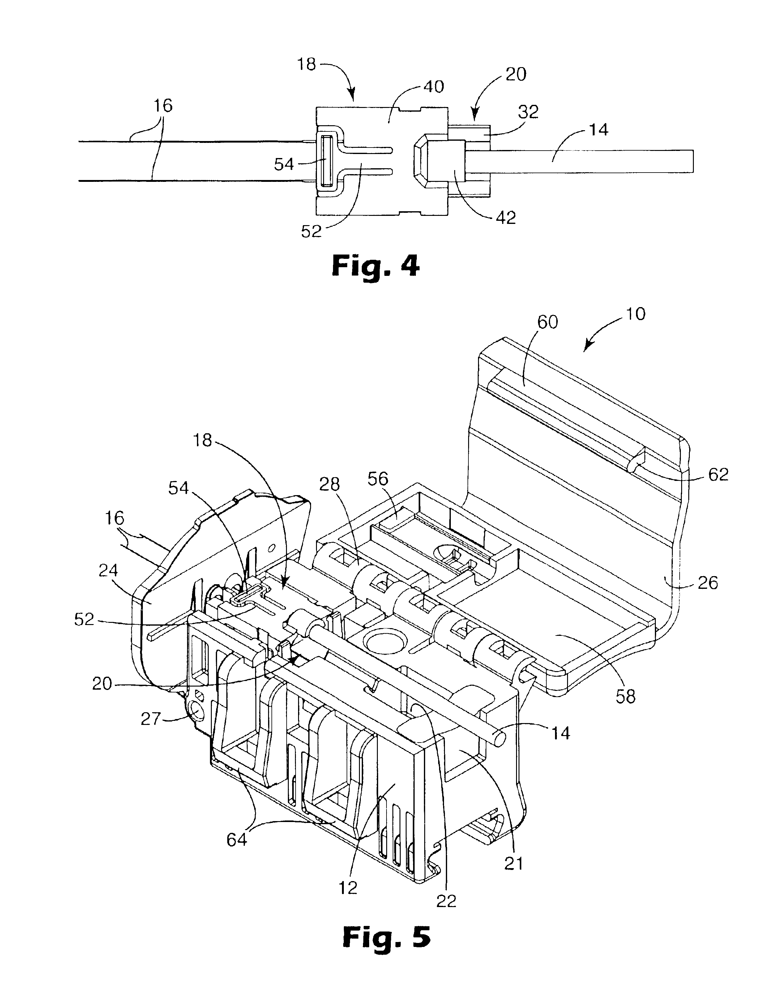 Optical fiber plug including fiber positioning holder