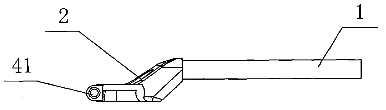 Fixed mounting structure for handlebar tube of motorcycle