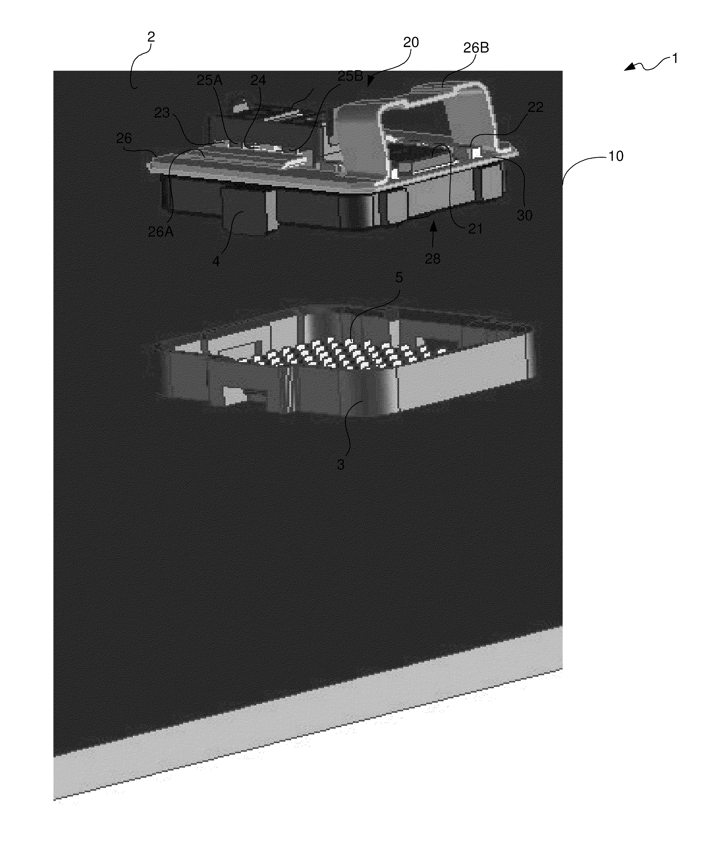 Mid-plane mounted optical communications system and method for providing high-density mid-plane mounting of parallel optical communications modules