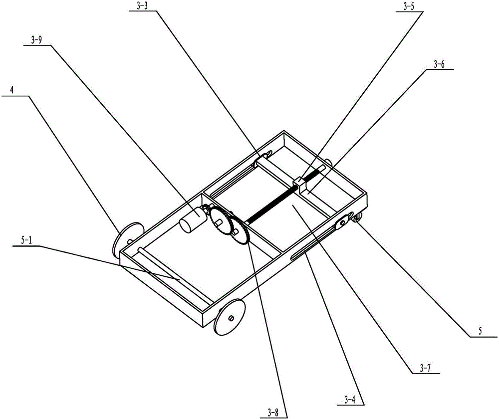 Lifting platform car capable of achieving height adjustment based on ball screw