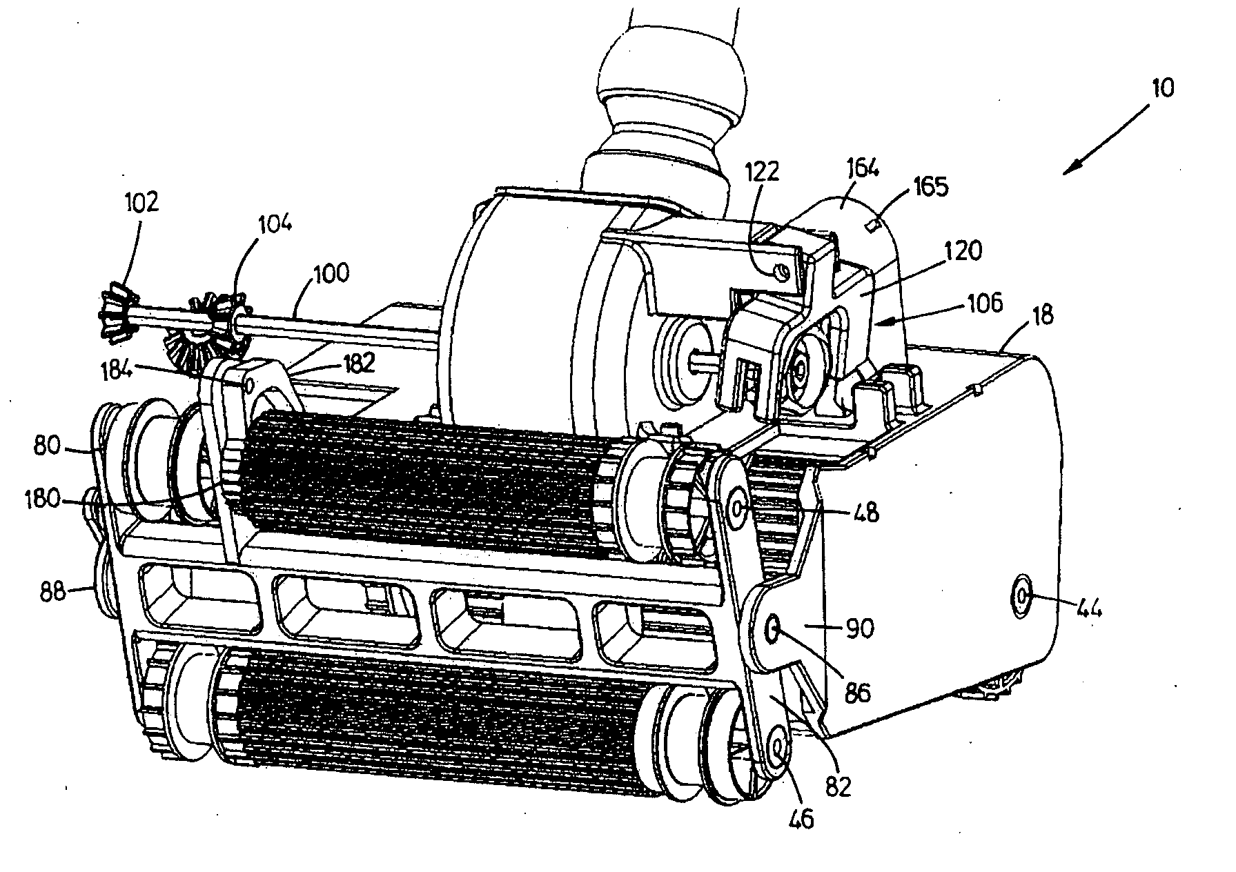 Automatic pool cleaner gear change mechanism