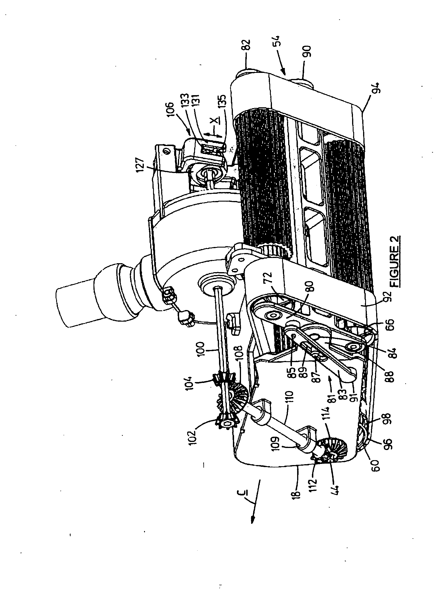 Automatic pool cleaner gear change mechanism