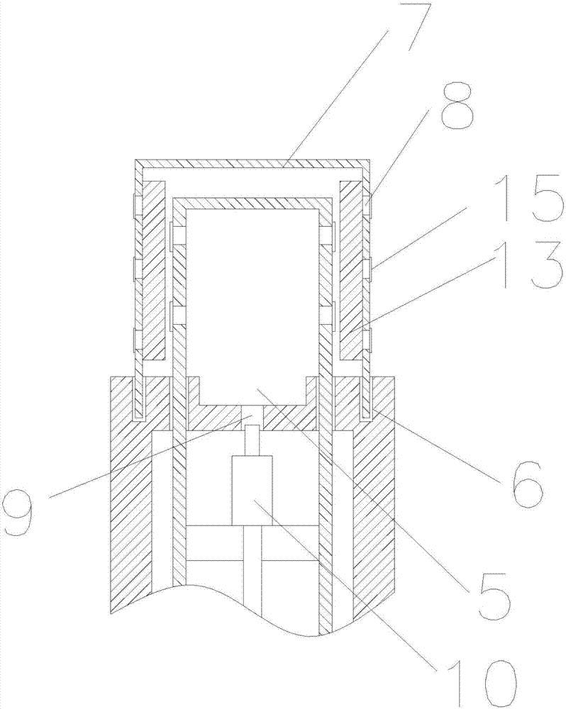 Porcelain sintering defoamer embedded in furnace