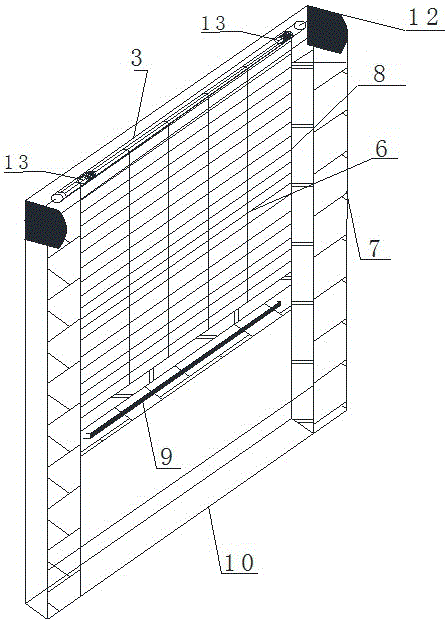 Solar energy-saving heat-insulating window capable of collecting heat and sheltering from sunshine