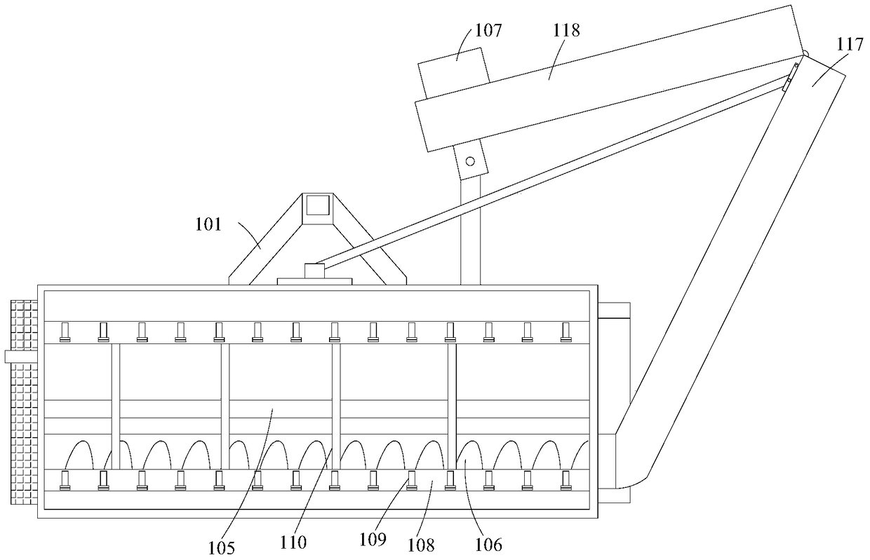 A frozen soil rotary crusher