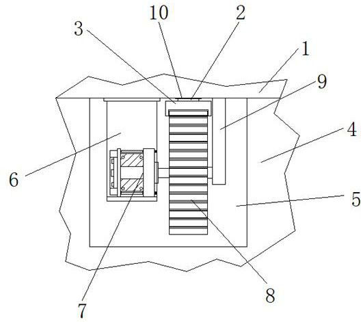 New energy battery side plate film pasting device