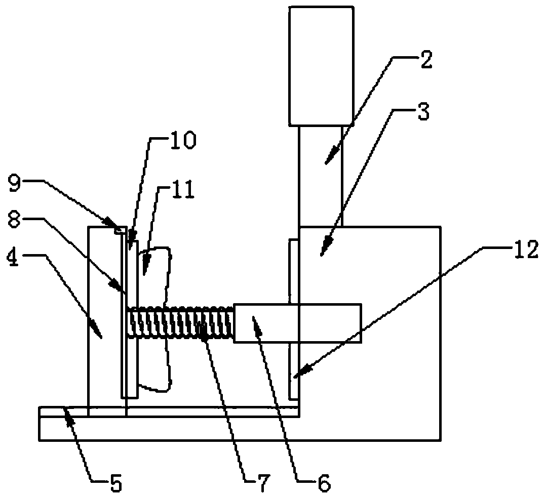 Automobile data recorder with mobile phone placing function