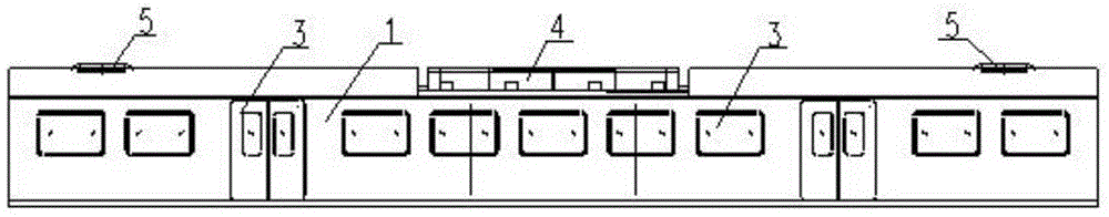 Ultra-thin air conditioning unit and urban rail vehicle installed with air conditioning unit