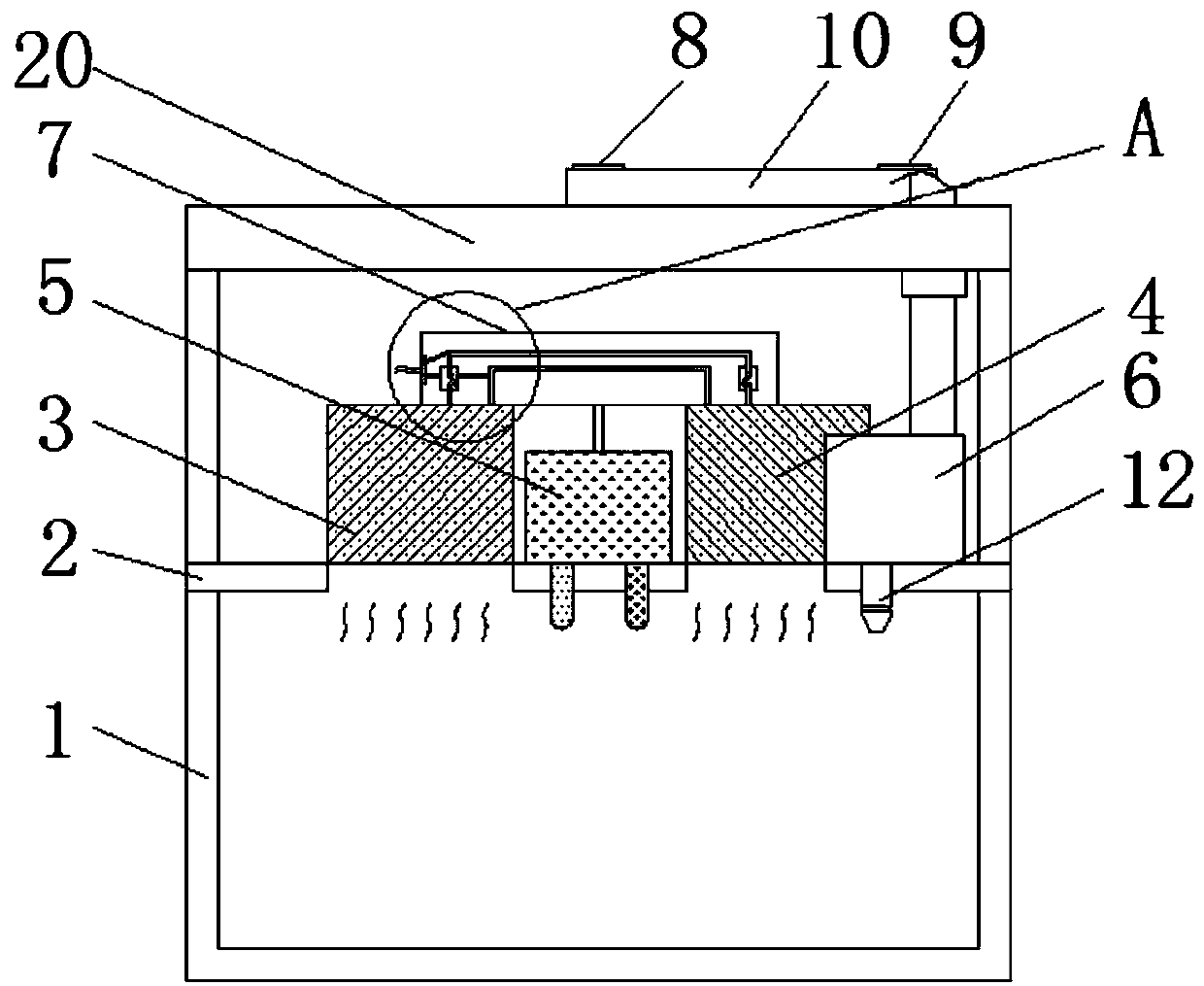 Chicken raising device with temperature regulation function