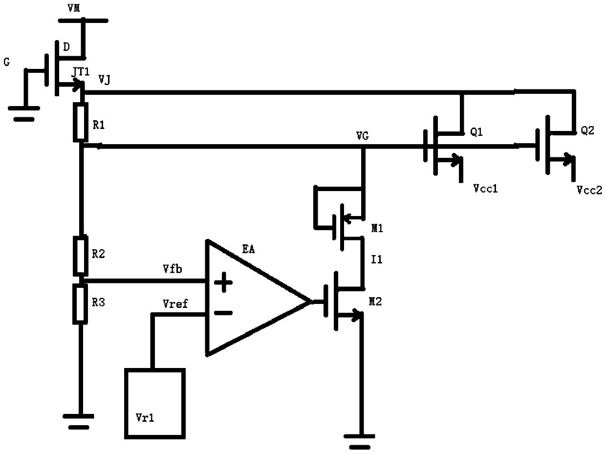 High-voltage power supply method, circuit, chip, and system