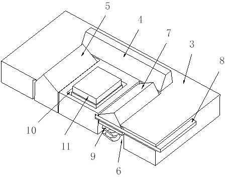 Electric vehicle chassis charging and battery replacing station and battery replacing method