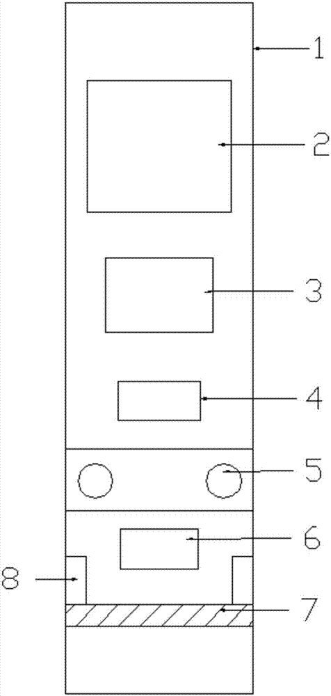 In-hole cavity monitoring device and method based on multi-frequency ultrasonic scanning