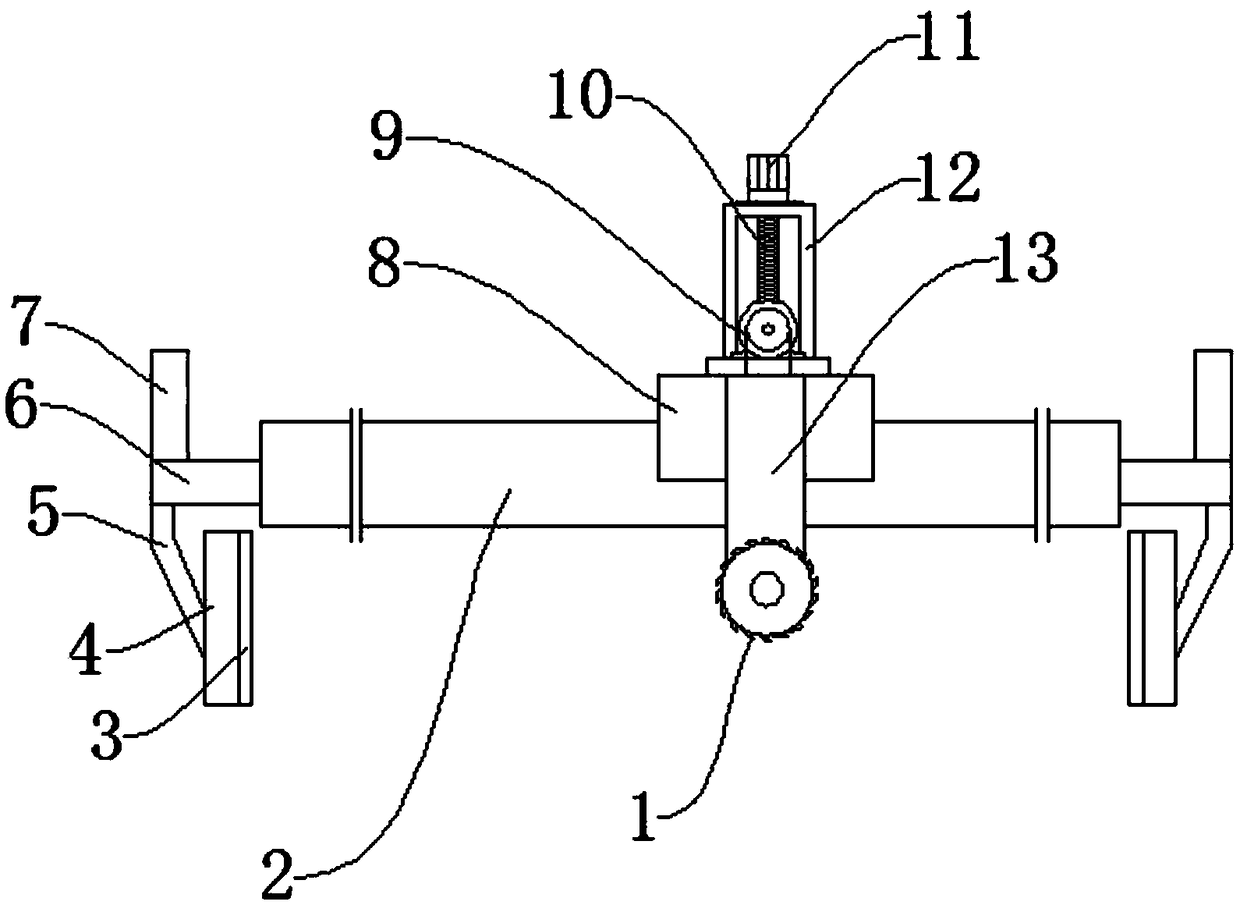 Slotting device for producing antistatic aramid composite floor and method of using slotting device