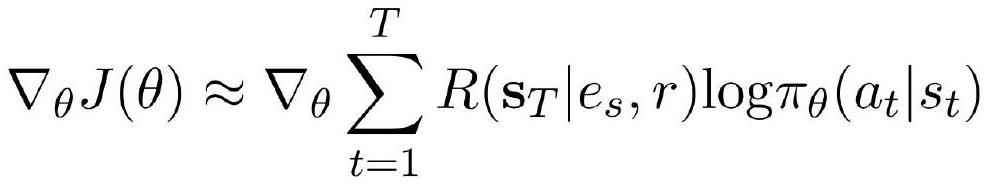 Knowledge graph reasoning completion method and system based on reinforcement learning