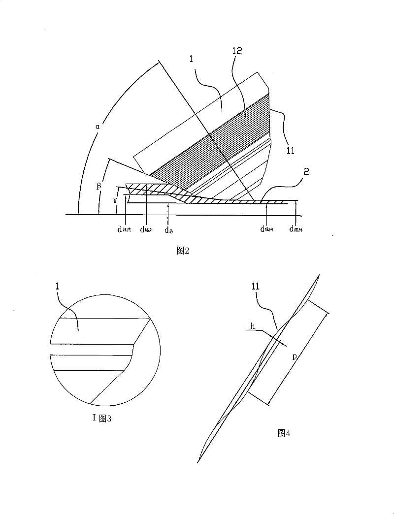 Roller of three-roller planetary rolling mill