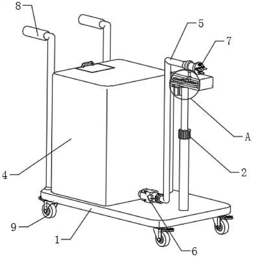 Rapid cultivation and breeding device for big-leaf tea