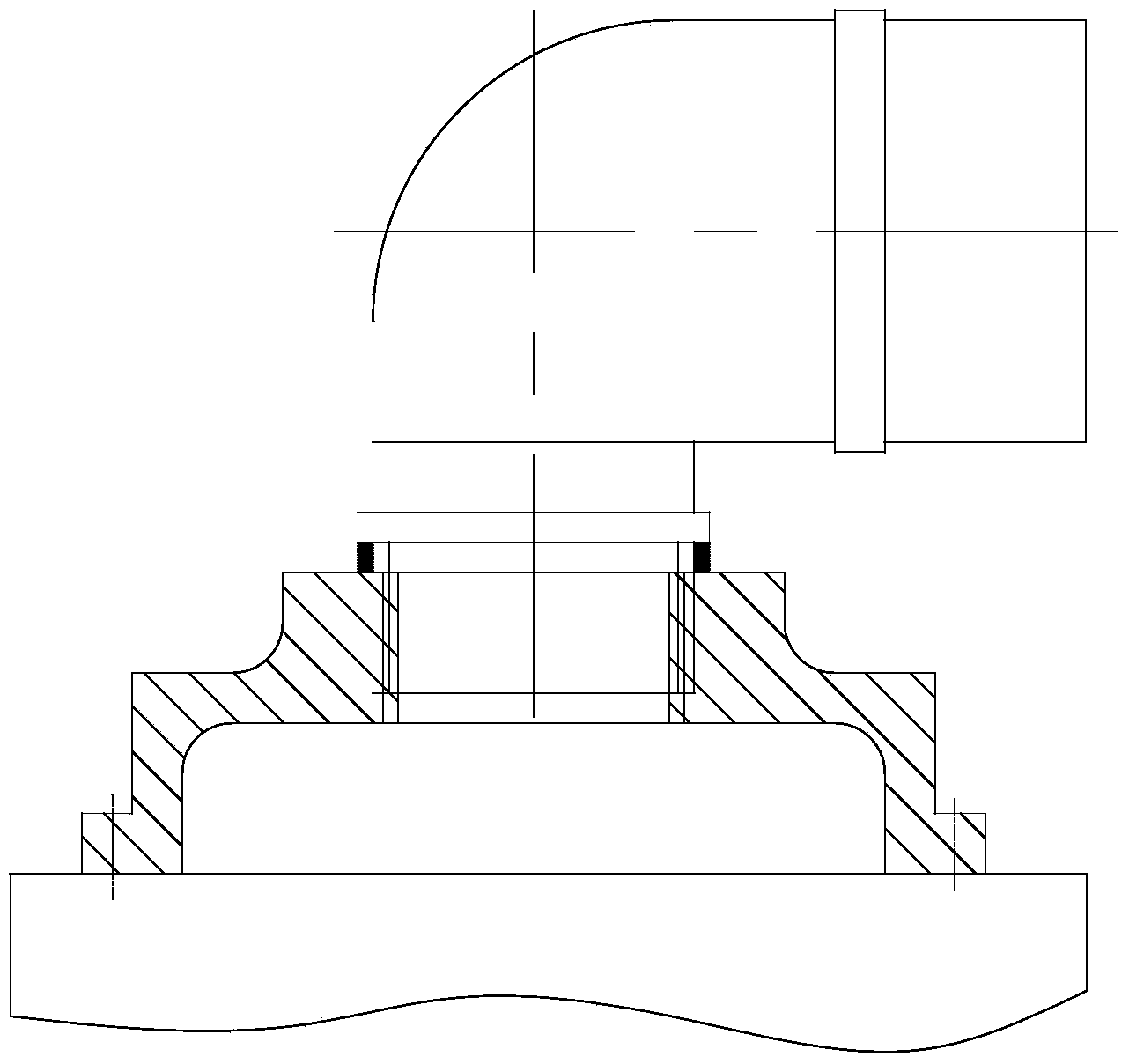 Outgoing line structure of compressor motor