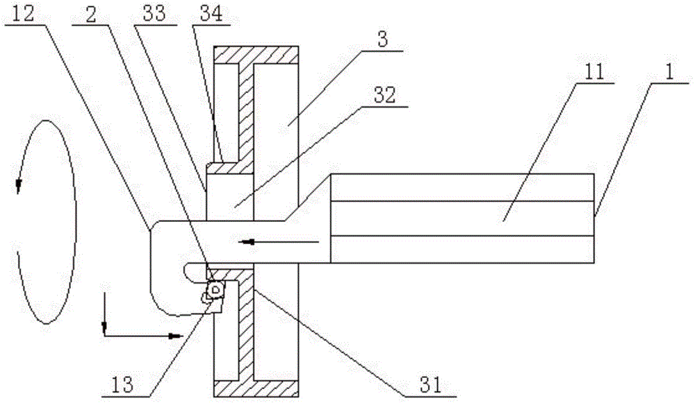 Machining tool and machining method for controlling coaxiality and parallelism of parts