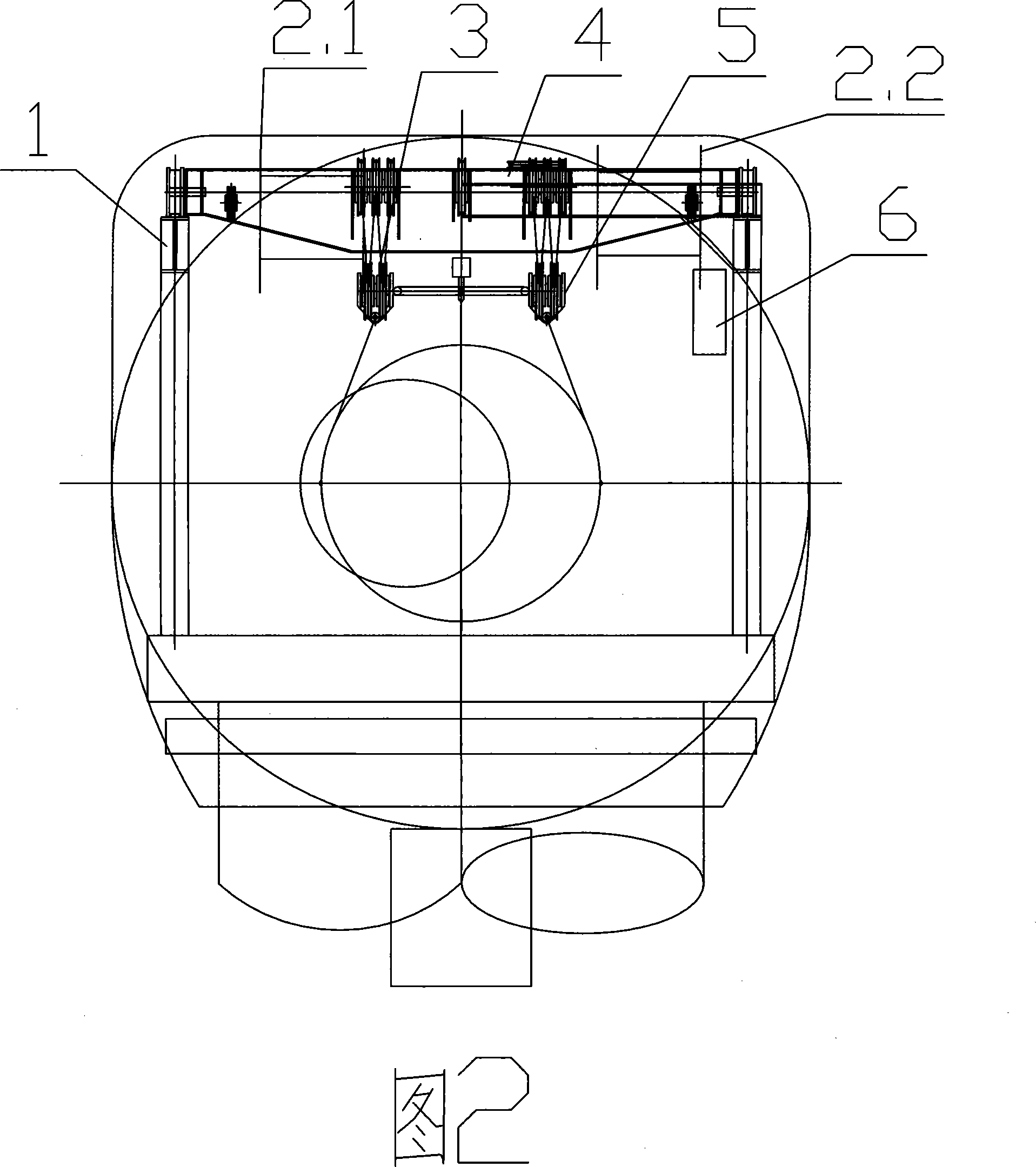 Crane used for maintenance of large-scale wind power equipment